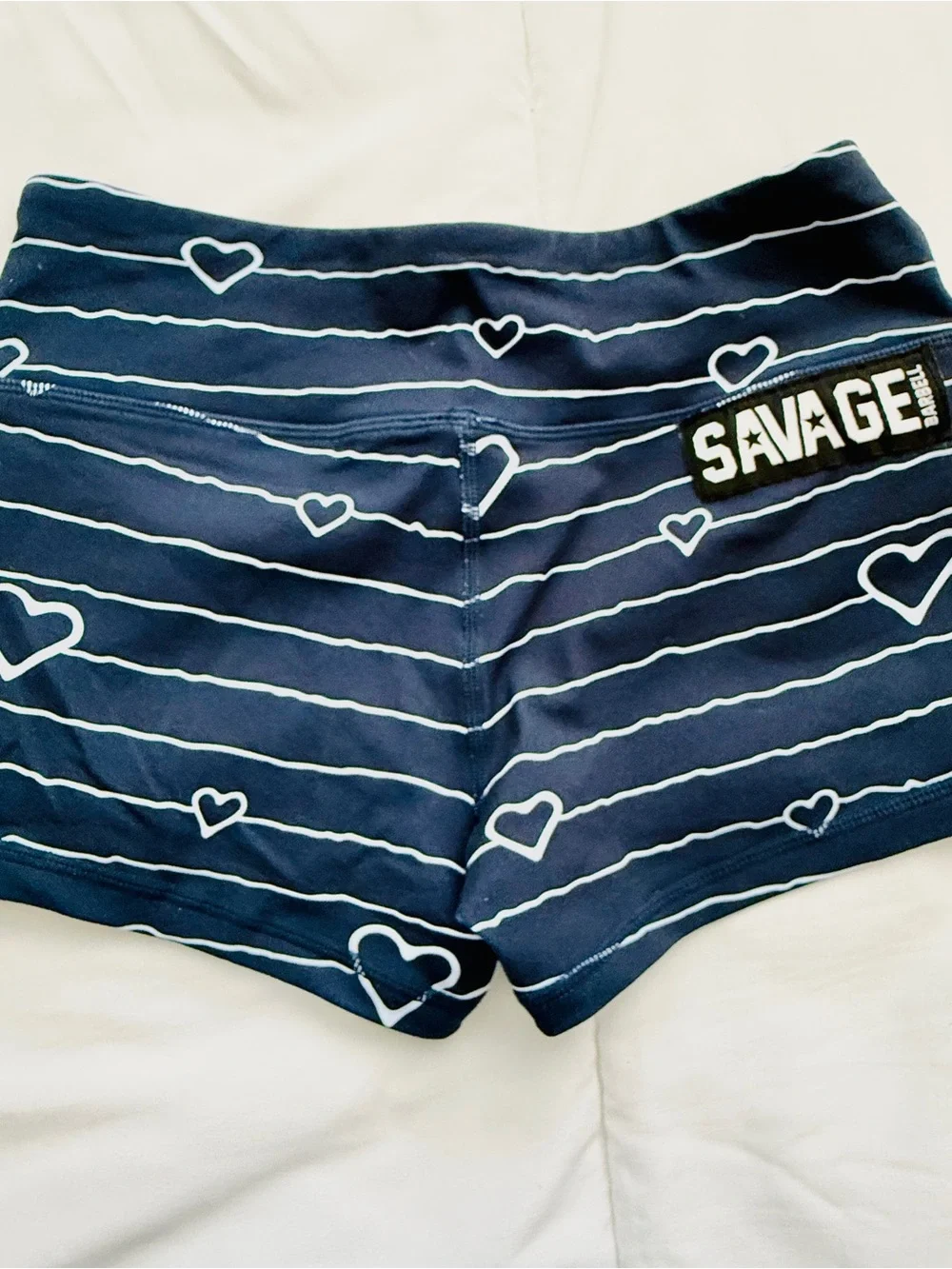 Savage Barbell stretchy navy